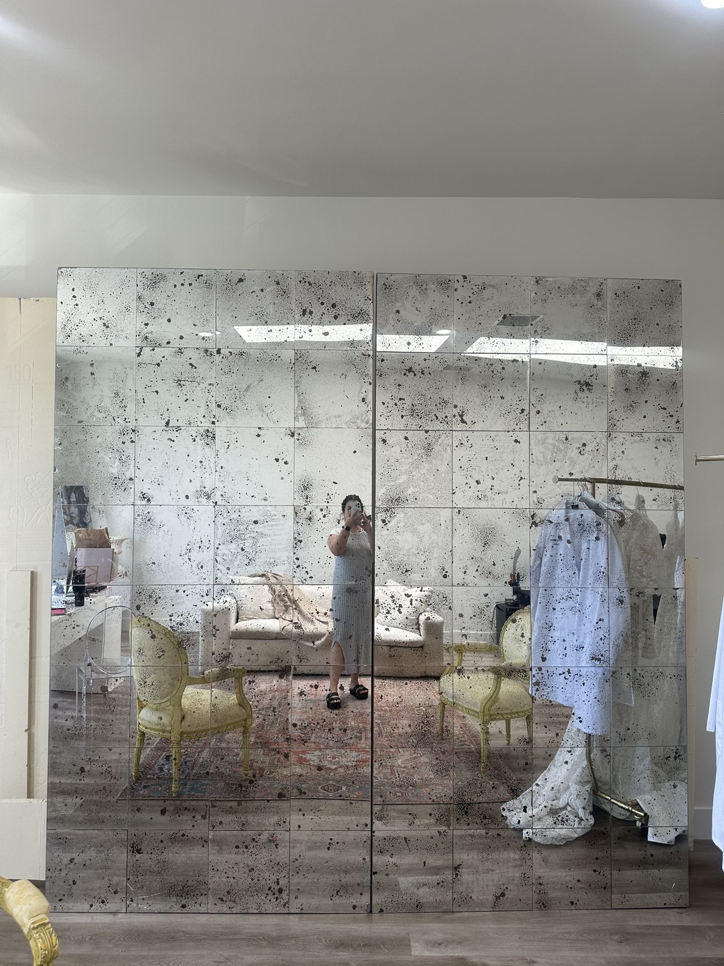FREE Two Custom Smoked Mirror Walls