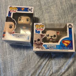 Funko Superman and Krypto 