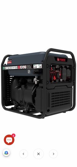 A-iPower 4600W Portable Open-Frame Inverter Generator With CO Alert