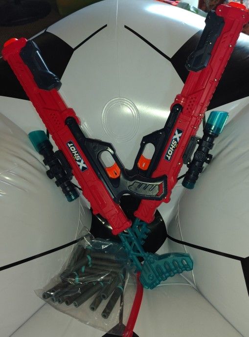 Nerf Gun Set w/ Bullets