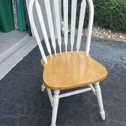 4 Wood Chairs Will Sell Separately 