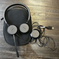 Jabra Headphones With Mic And Case
