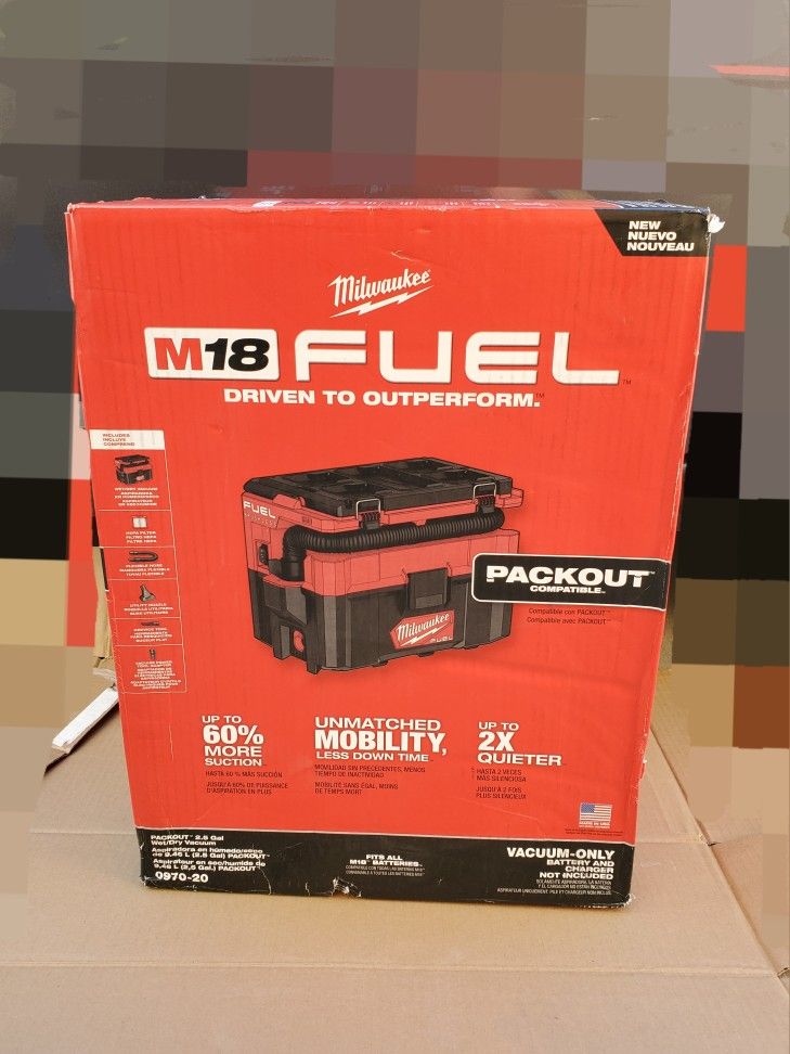 Milwaukee Packout Vaccum Brushless Fuel M18