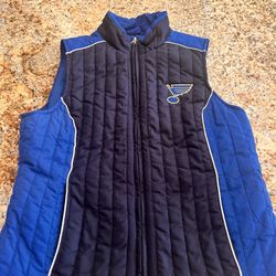St. Louis Blues NHL Puffer Vest by G-III Sports – Size Medium