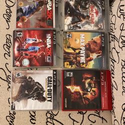 PS3 Games For Sale $25