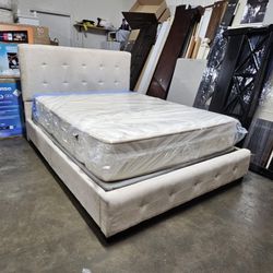 Queen Bed And Mattress 