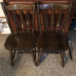 FREE! 2 Chairs & Little Garbage Can