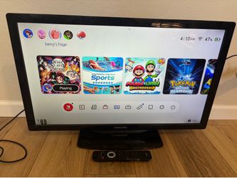 32 inch Philips tv with remote