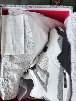 Jordan 4 White Cement
