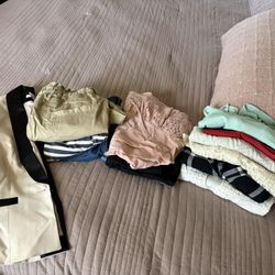 Women's Clothing Bundle (Shorts M, Blouses M/L) 14 pieces for $30