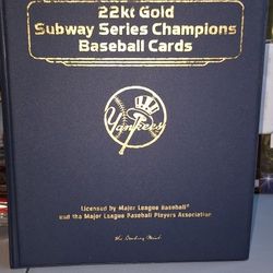 Yankees 2000 Danbury Mint 22k Champions Card Collection 