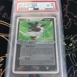 Graded Shiftry Ex Psa 6