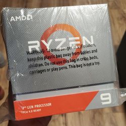 AMD Ryzen 9 3900X 12-core, 24-thread unlocked desktop processor with Wraith  Prism LED Cooler
