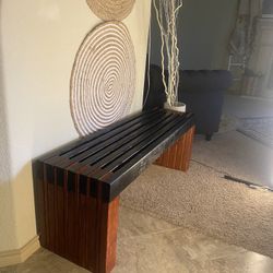 Slatted Bench