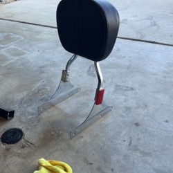 2009 Harley Davidson Heritage Complete Backrest Sissy Bar Clean