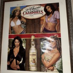 Las Chicas Cazadores framed picture
