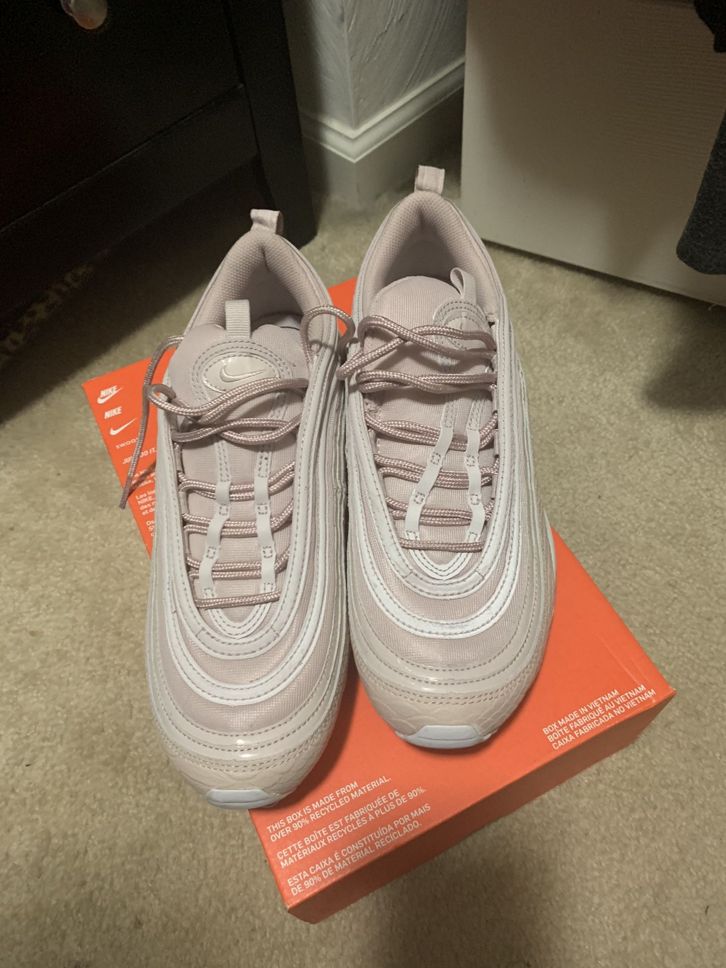 Women’s Size 10- Nike Air Max 97 Barely Rose