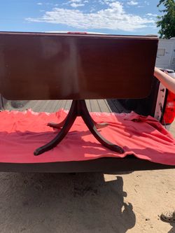 Vintage Drop Leaf Table with Drawer