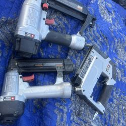 2 Pistolas de Clavos Y Una De Grampas Porter Cable 