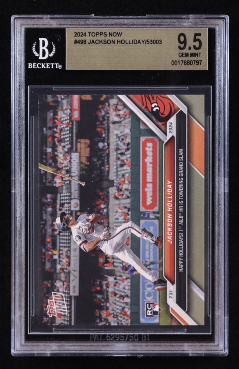 Jackson Holliday Rookie Card BGS 9.5 – 2024 Topps Now #498