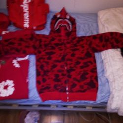 Bape Red Sweater 