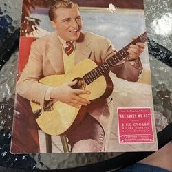 1934 Vintage Sheet Music For She Loves Me Not 