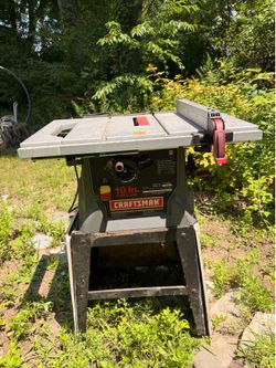 Table Saw: Craftsman 10” model 137-248850