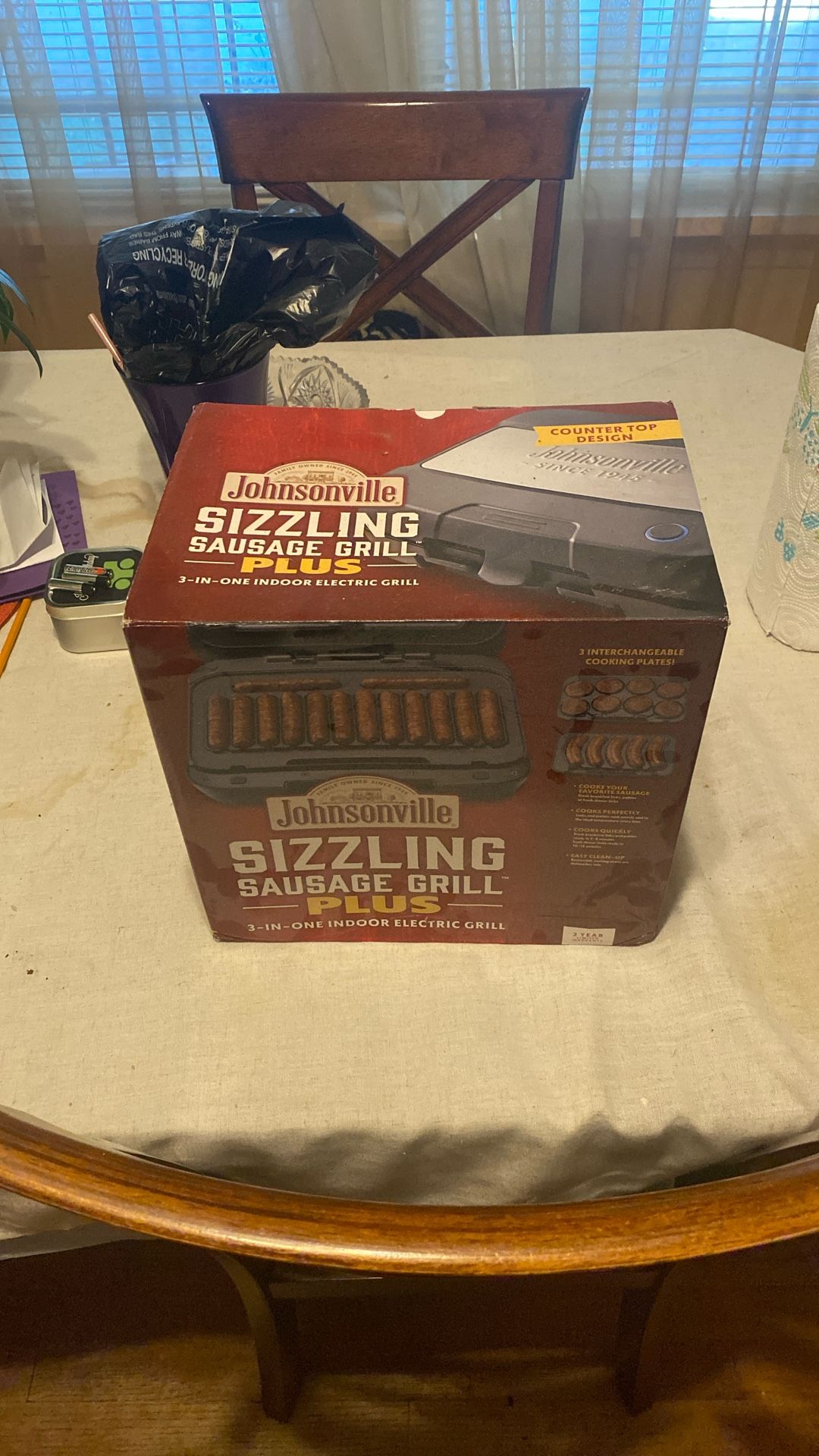 Johnsonville sizzling Saussge Grill Plus