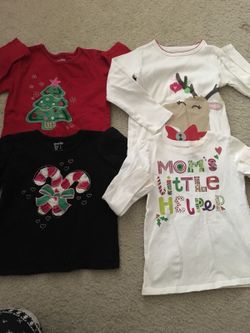 4T long sleeve Christmas shirts