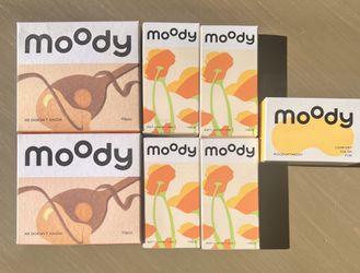 7pc Golden Brown Colored Contact Lens Kit. 17 Pairs