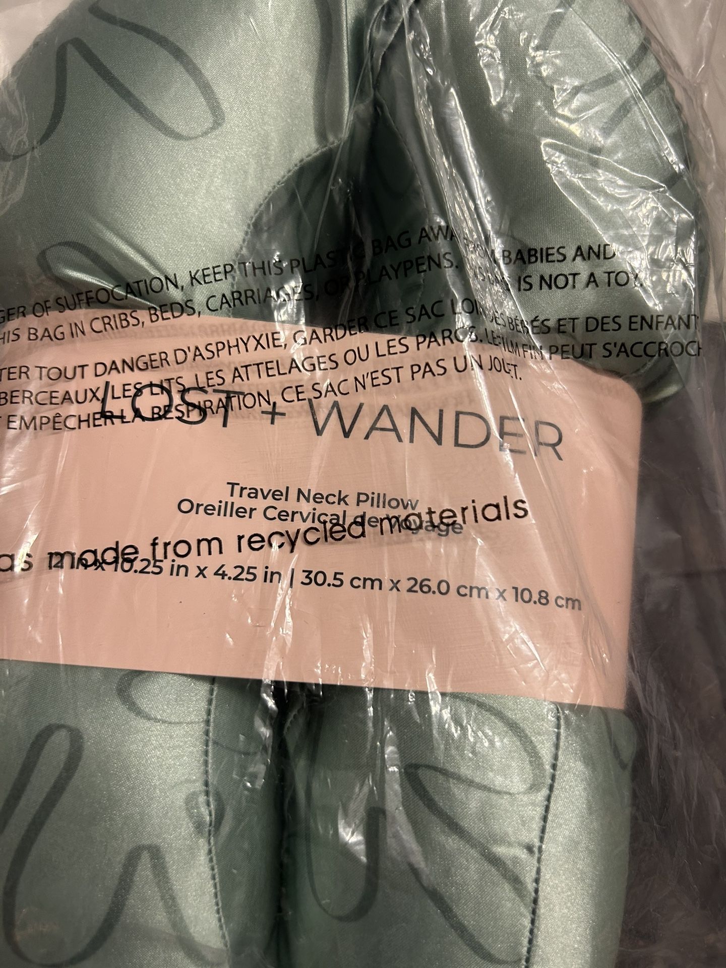 Lost And Wonder High End Travel Neck Pillow