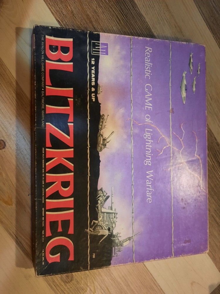 Blitzkrieg Board Game Gently Used