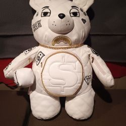 Sprayground One Trillion Limited Edition Bear With Golden Ticket 