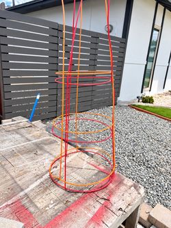 2 Colorful Tomato Cages / Garden Plant Supports – BOTH for $6!