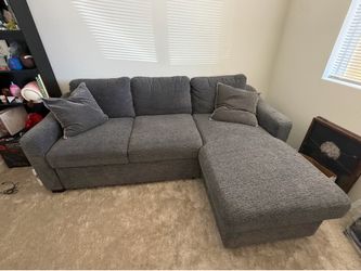 Sofa with  pull out bed and storage