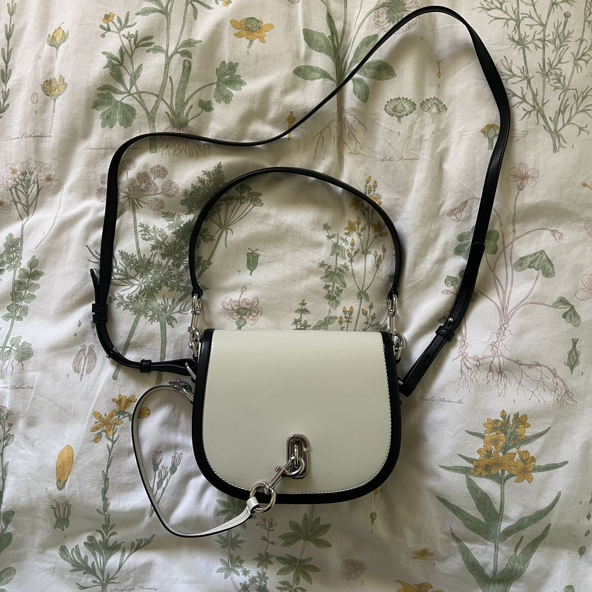 Marc Jacobs White Saddle Bag