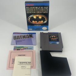 Batman The Video Game NES Nintendo CIB Complete In Box Near Mint