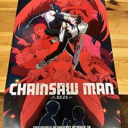 Chainsaw Man The Movie Reze Arc Movie Poster Anime Expo 2025