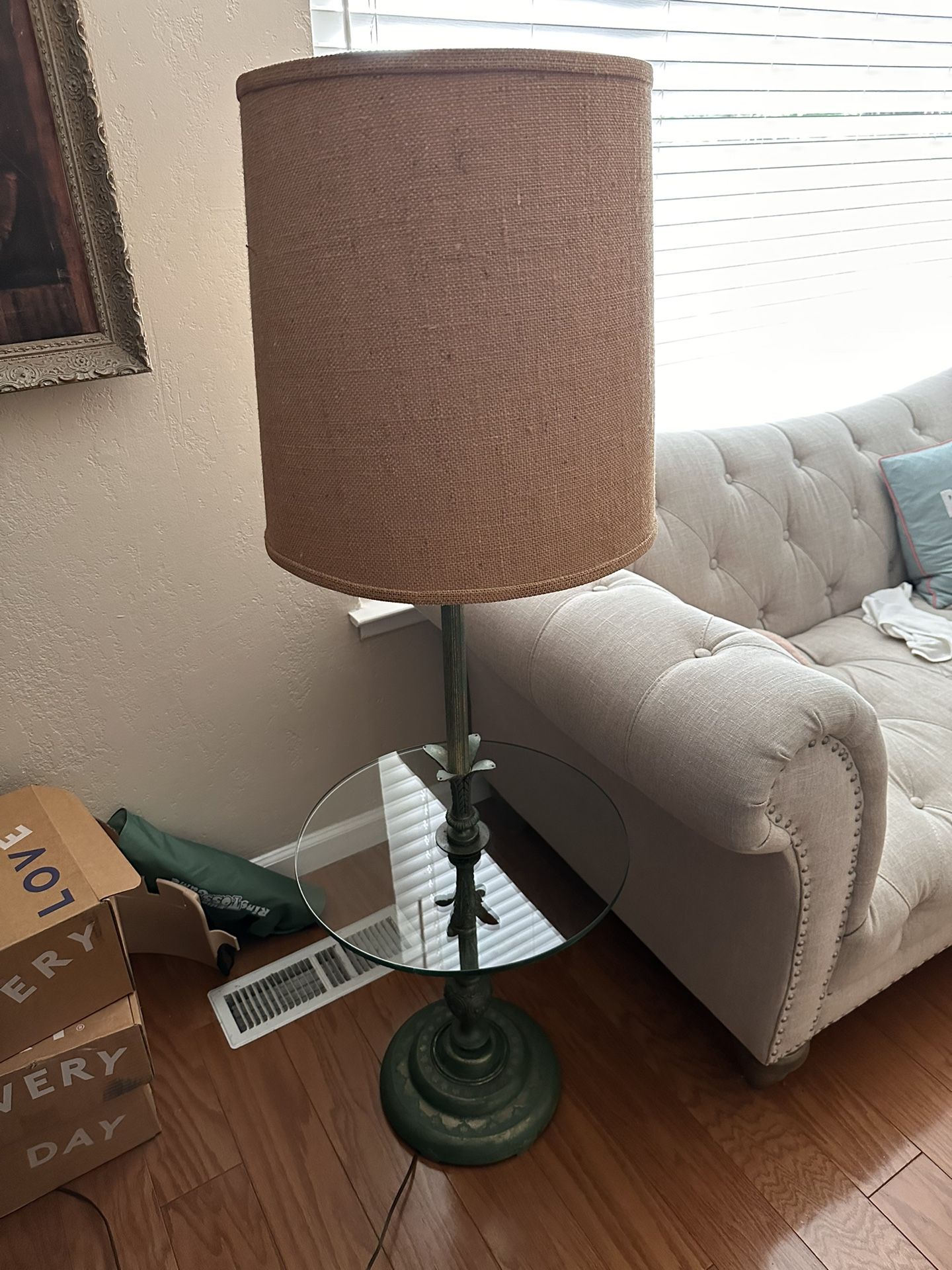 Green Antique Vintage Lamp