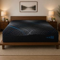 King Size Millennium Cooling Mattress Black and Blue | Direct From Factory - Same-Day Pickup & Delivery Available
