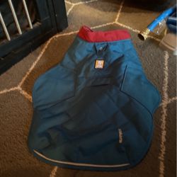 Dog Rain Jacket Says XS But Fits Bigger. 