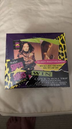 Pro Set Super Stars Musicards 1991 Unopened Card Box - Rap Rock Pop