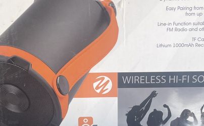 Wireless Hi-Fi Sound Tube 4” ( Boom Speaker)