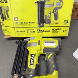 Ryobi One+18V 18ga Brad Nailer *Tool Only