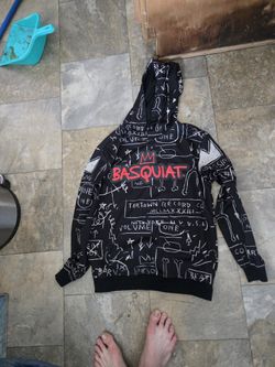 Men's Basquiat X Members Only Hoodie Jacket Size S