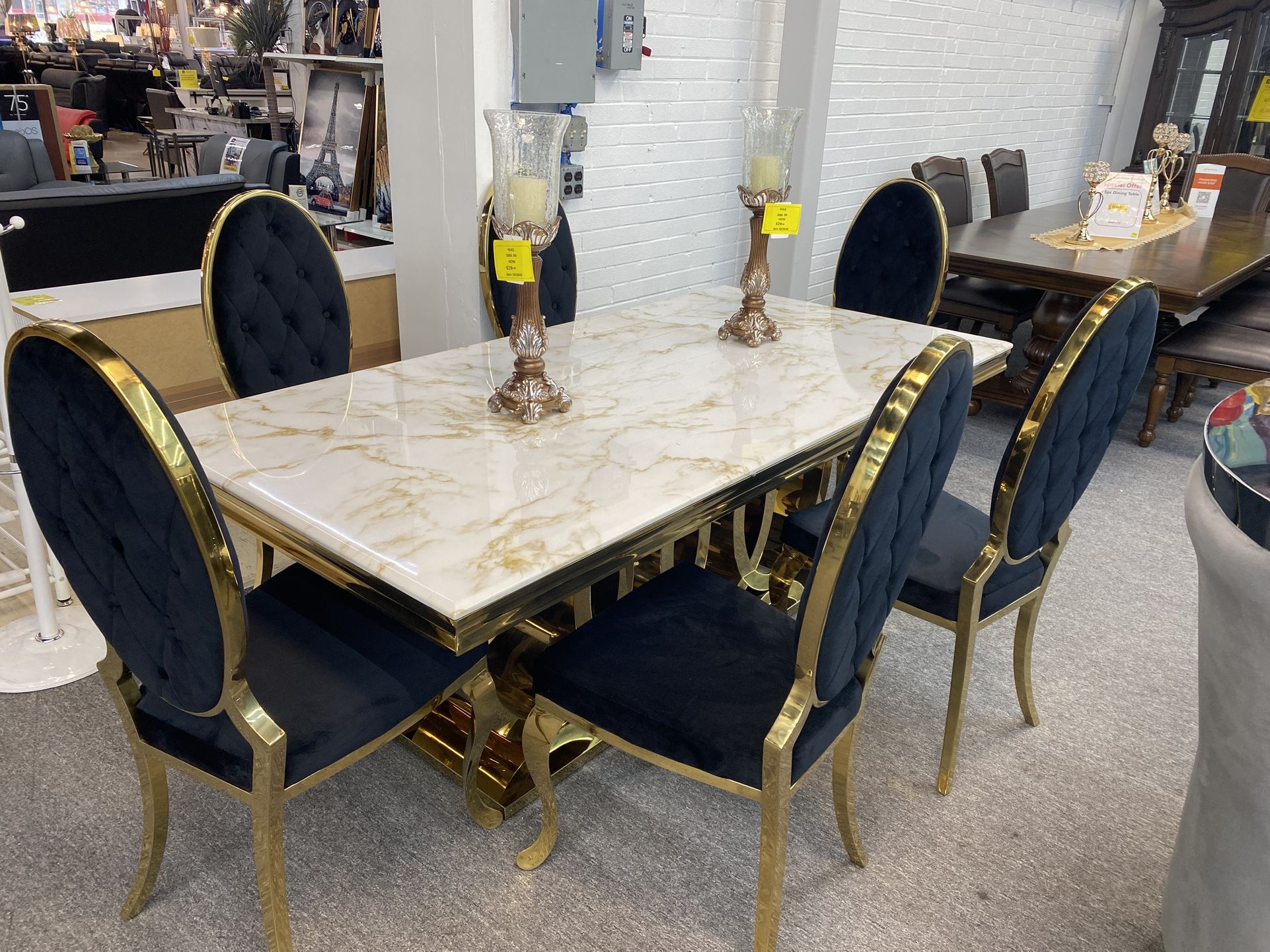 7 Pc Table Dinning Set $1,999.99
