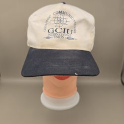 Vintage GCIU Graphic Communications International Union Adjustable SnapbackHat 