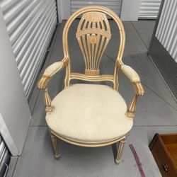 French 20th Century Reproduction Balloon Back Dining Chair