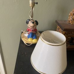 Disney Vintage Baby Mickey Mouse Table Lamp with Shade