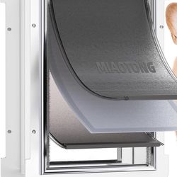 New in box: 3-Flap Medium Dog Door for Door with Metal Sliding